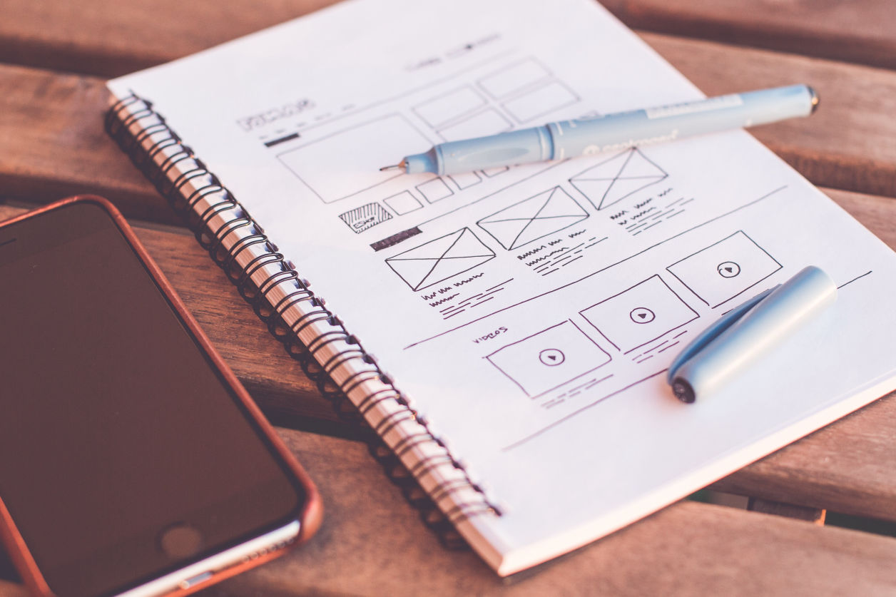 website wireframe